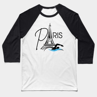 Paris summer sports swimming Baseball T-Shirt